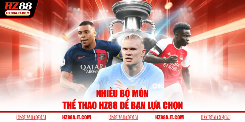 Nhiều bộ môn thể thao HZ88 để bạn lựa chọn